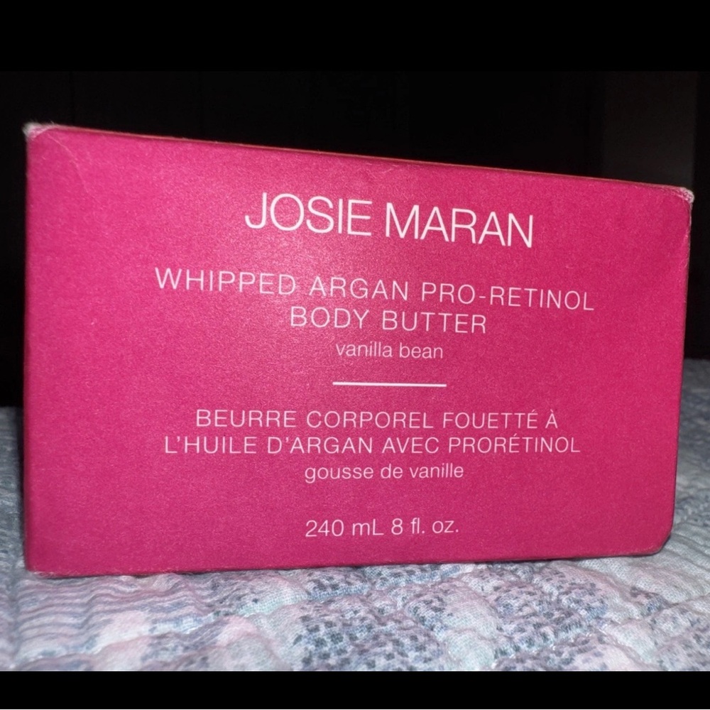 JOSIE MARAN Whipped Argan Pro-Retinol Body Butter - SEALED VANILLA BEAN 8 oz !